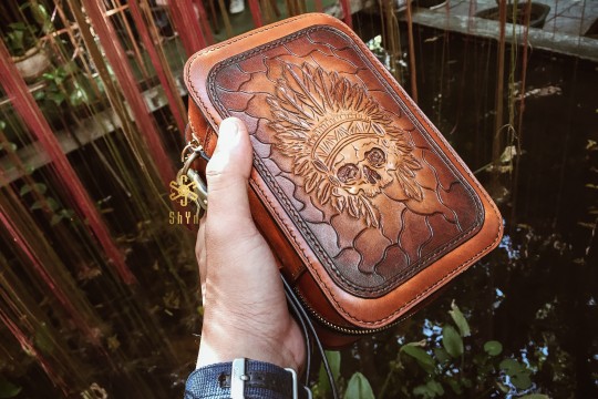Túi 3 tẩu chạm skull