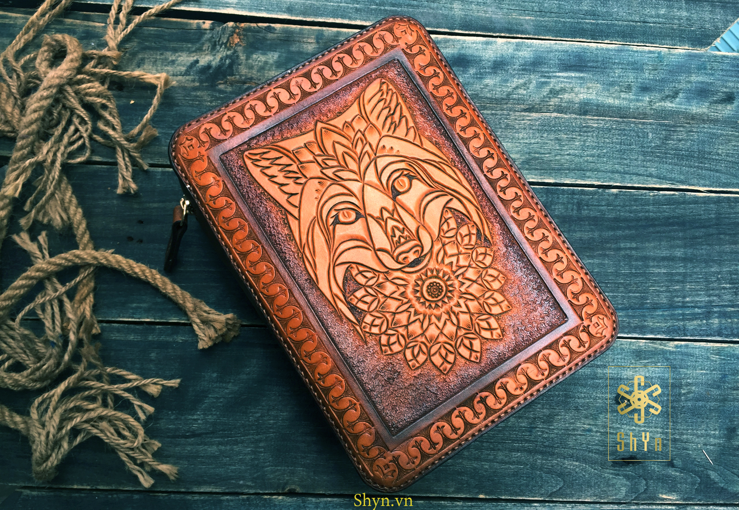 Túi để tẩu chạm cáo mandala
